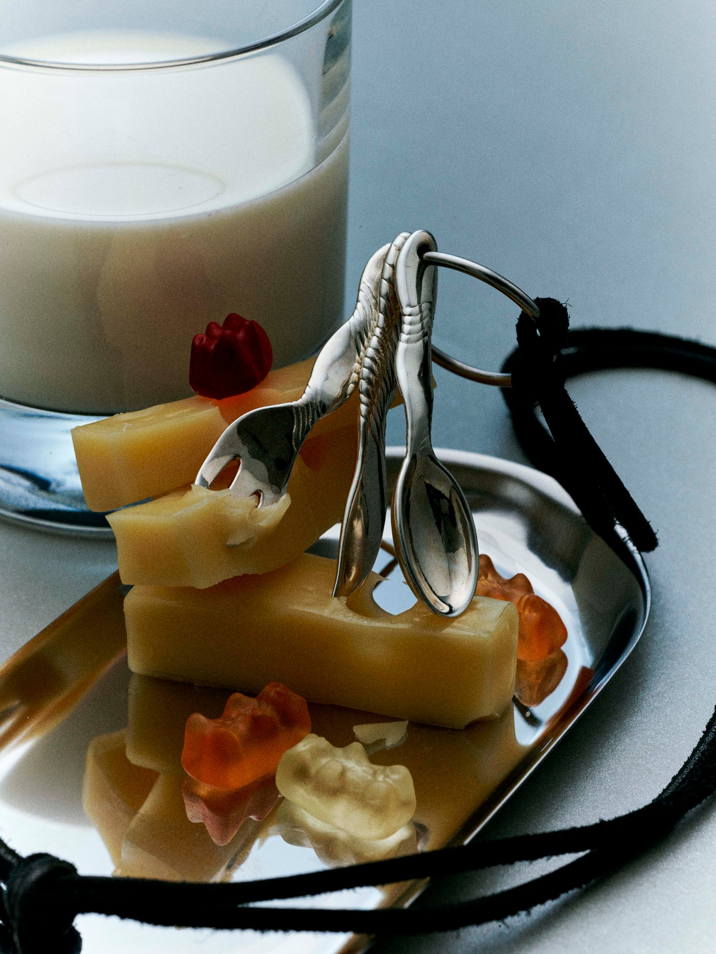 Chic Mini Tableware Silver Necklace