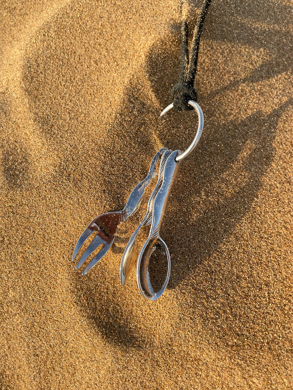 Chic Mini Tableware Silver Necklace