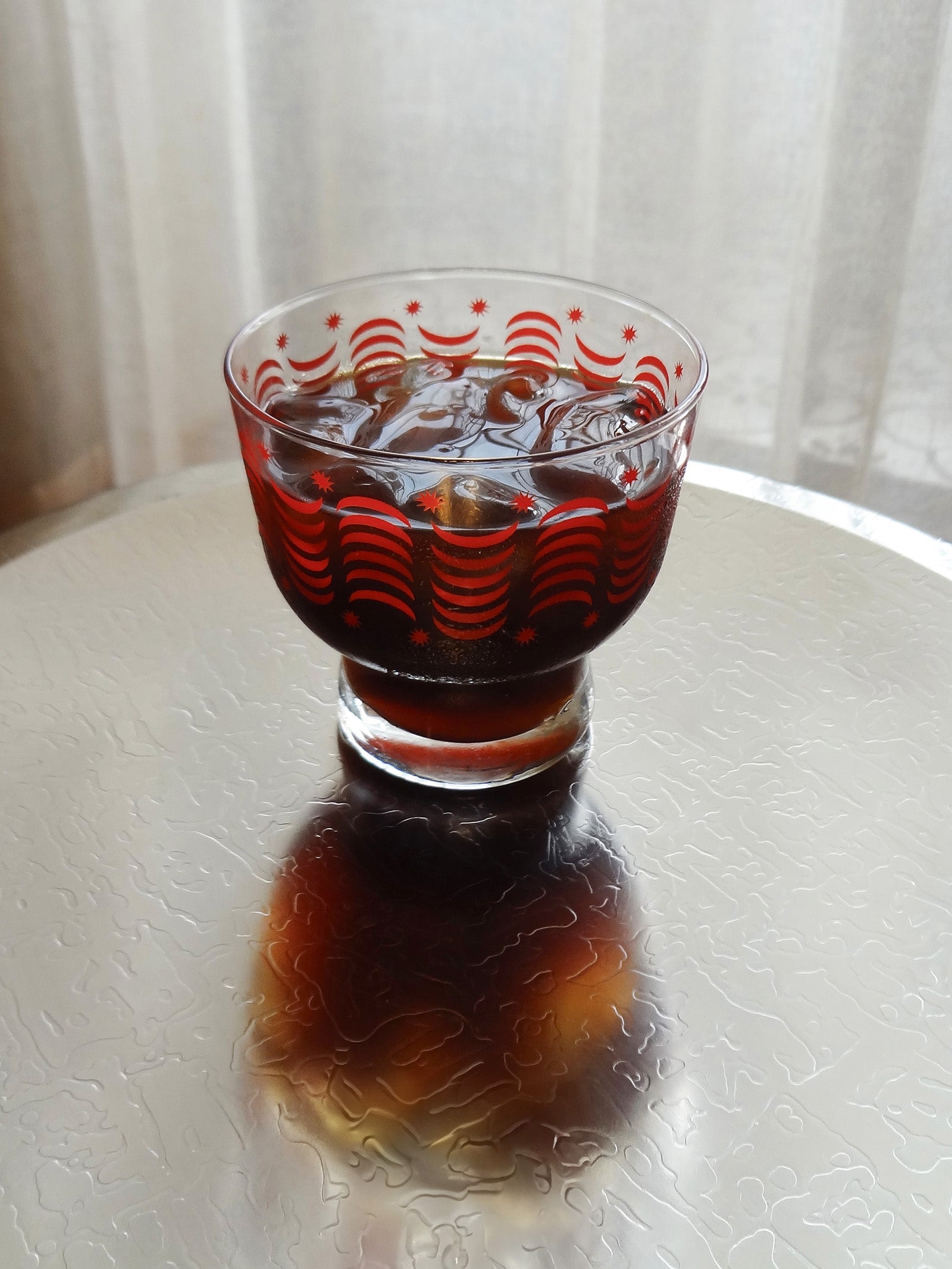 Tropical Ripple Mini Dessert Glass