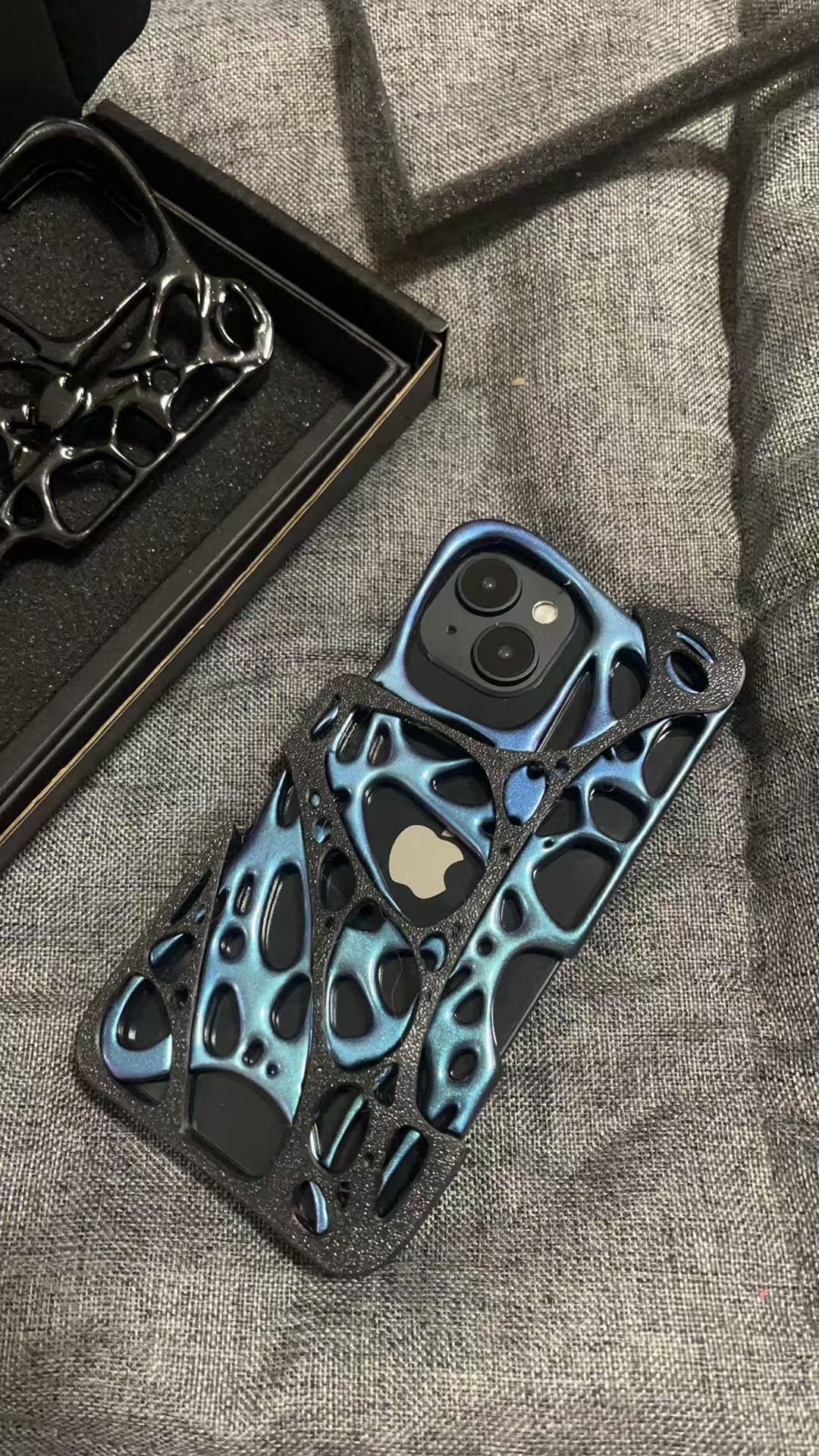 Inspired by Arcane: Organic Mutation Phone Decorative Case（Sister Blue）