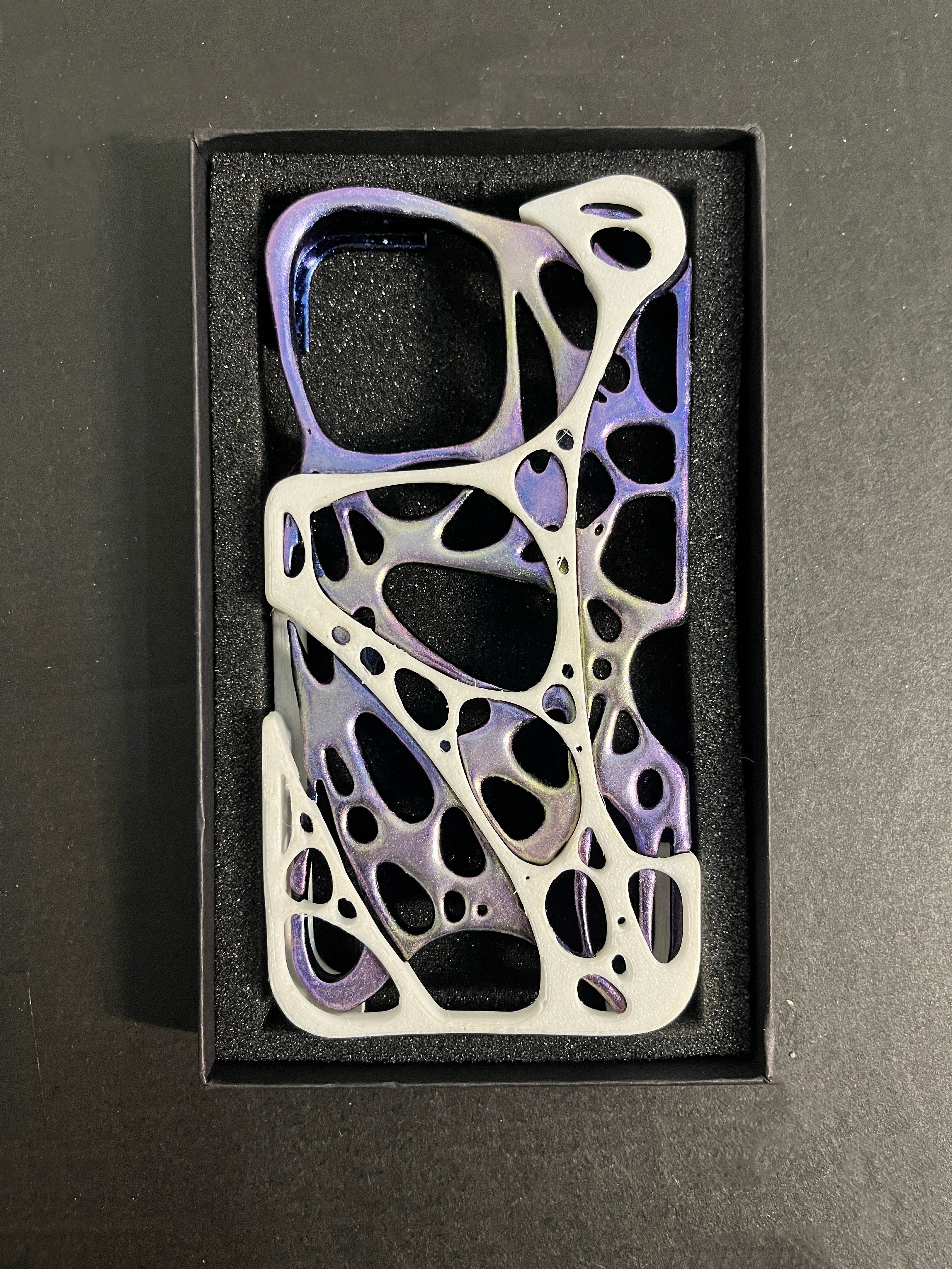 Inspired by Arcane: Organic Mutation Phone Decorative Case（Light Purple Gold）