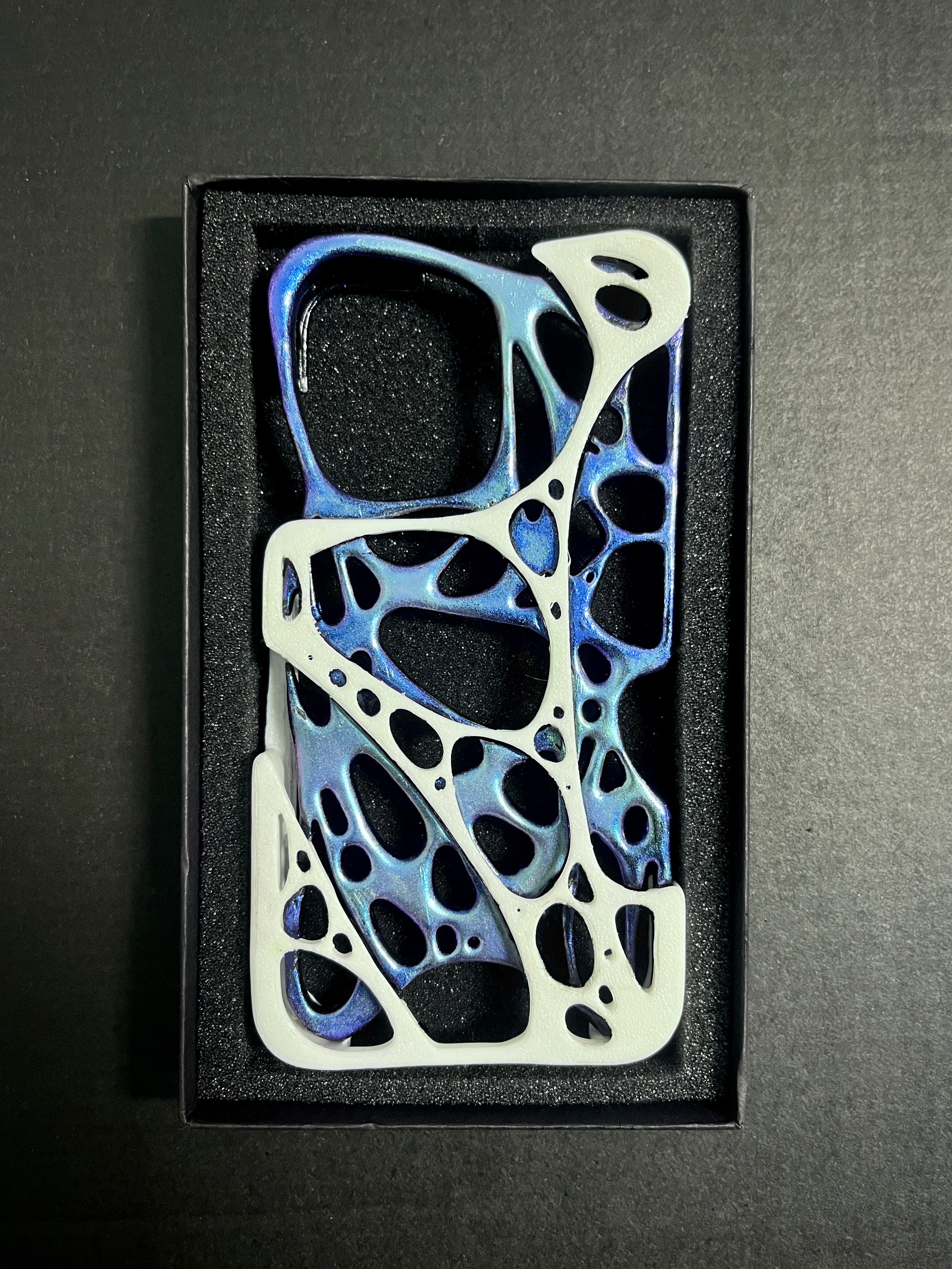 Inspired by Arcane: Organic Mutation Phone Decorative Case（Sister Blue）