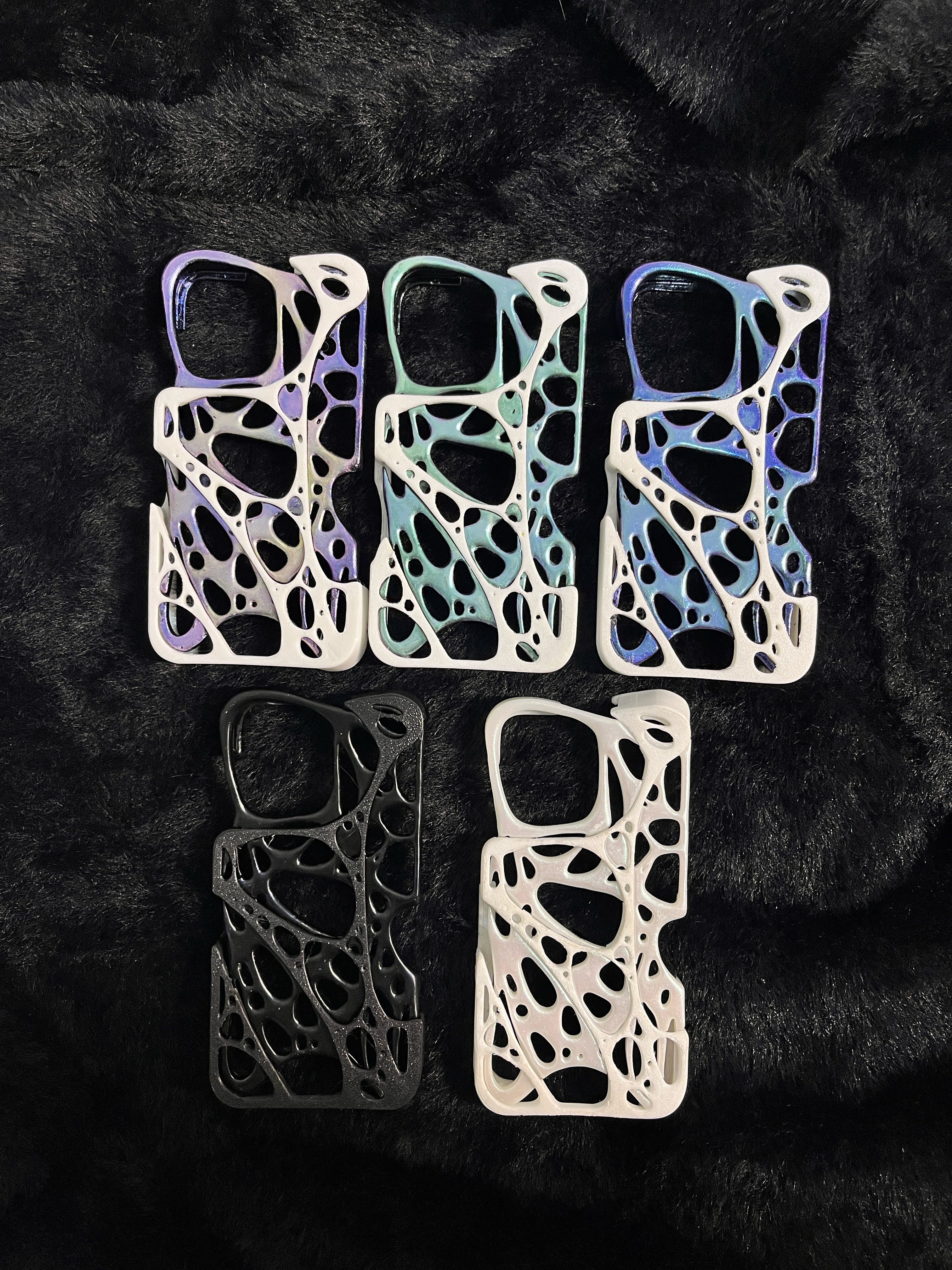 Inspired by Arcane: Organic Mutation Phone Decorative Case（Obsidian Black）
