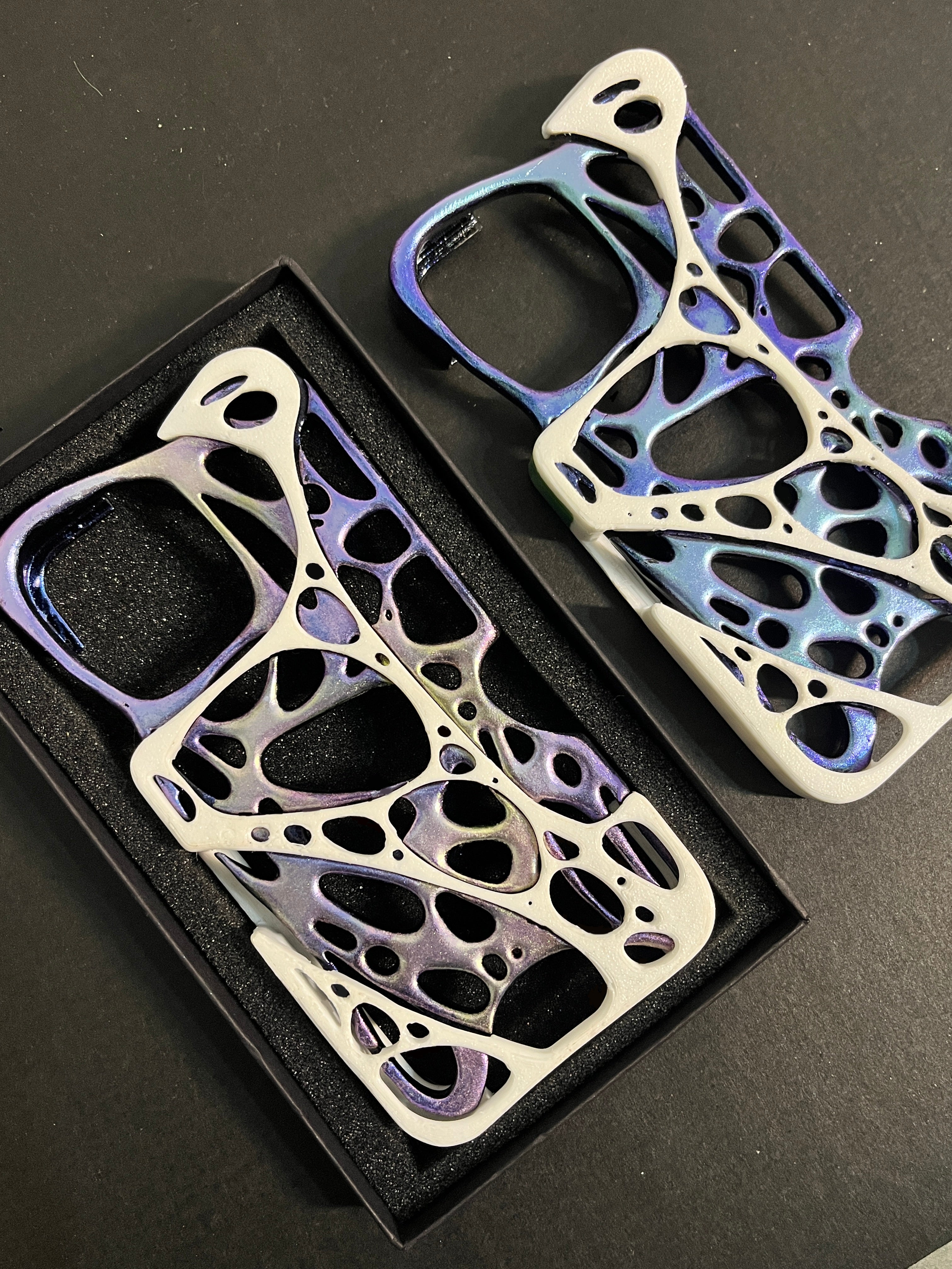 Inspired by Arcane: Organic Mutation Phone Decorative Case（Sister Blue）