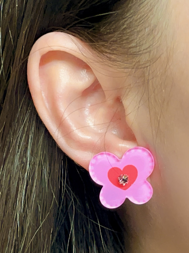 Colorful Butterfly Mini Earrings/Clip