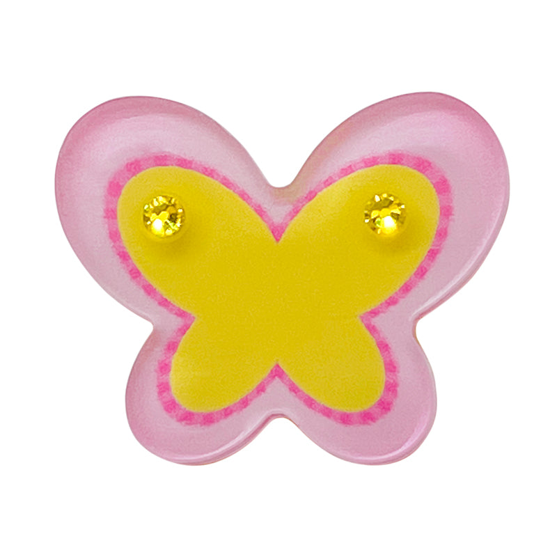 Colorful Butterfly Mini Earrings/Clip