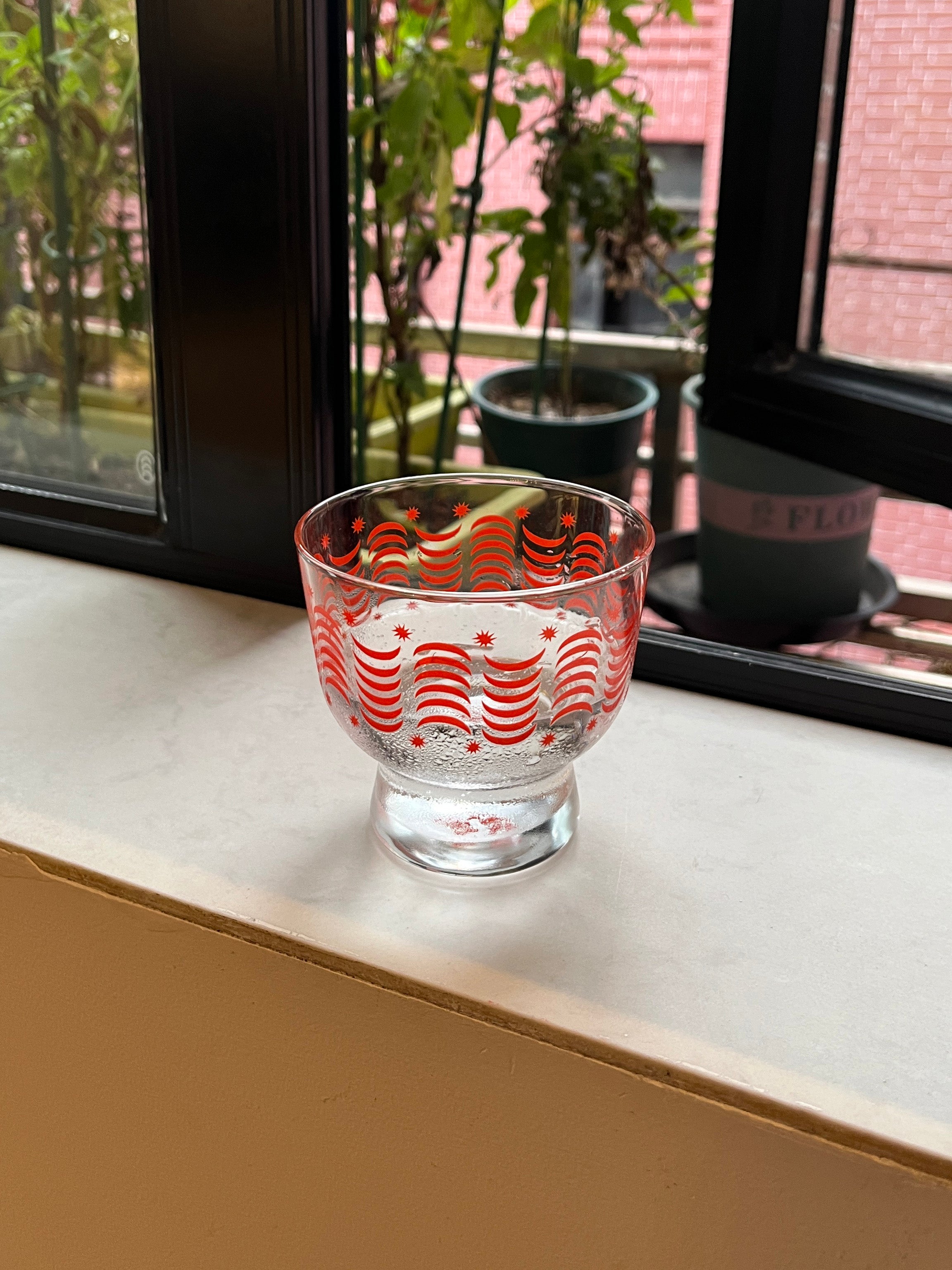 Tropical Ripple Mini Dessert Glass