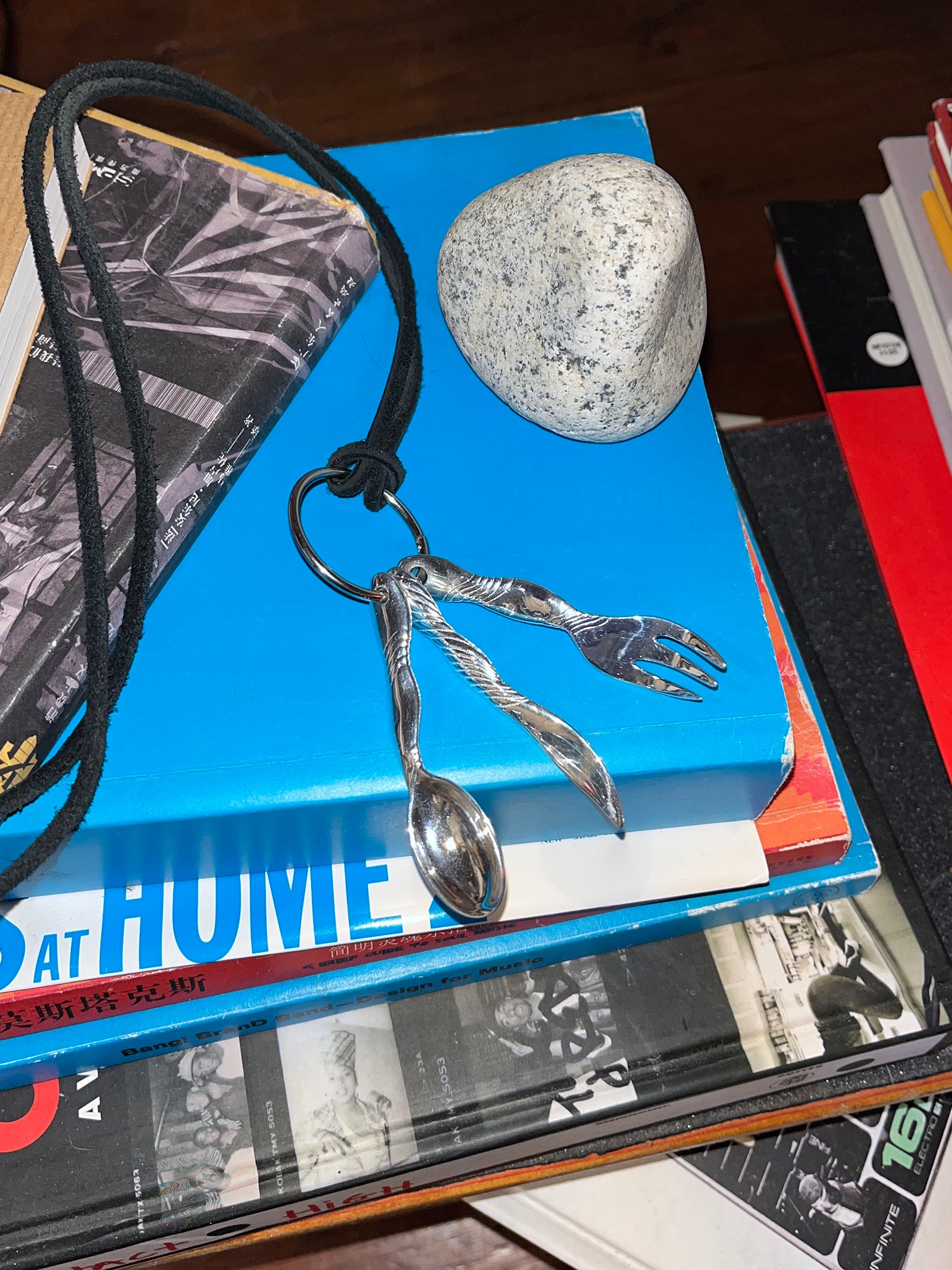 Chic Mini Tableware Silver Necklace