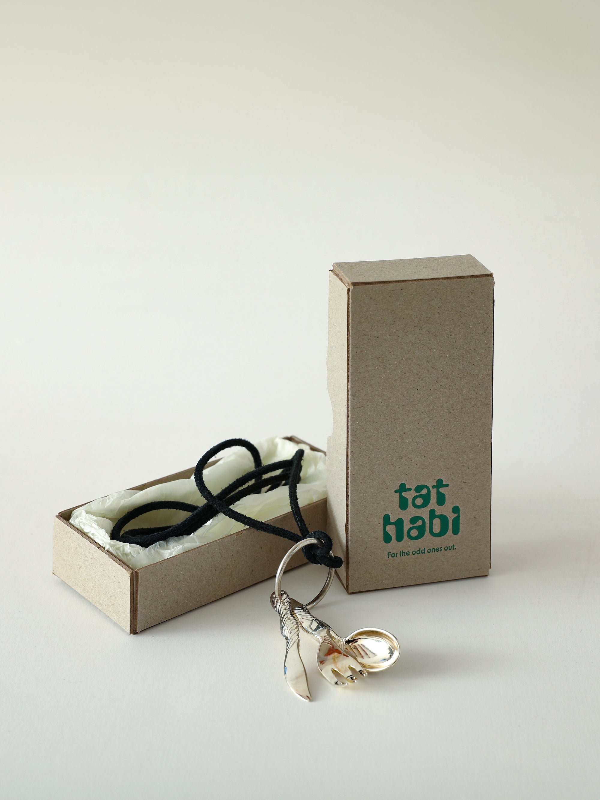 Chic Mini Tableware Silver Necklace