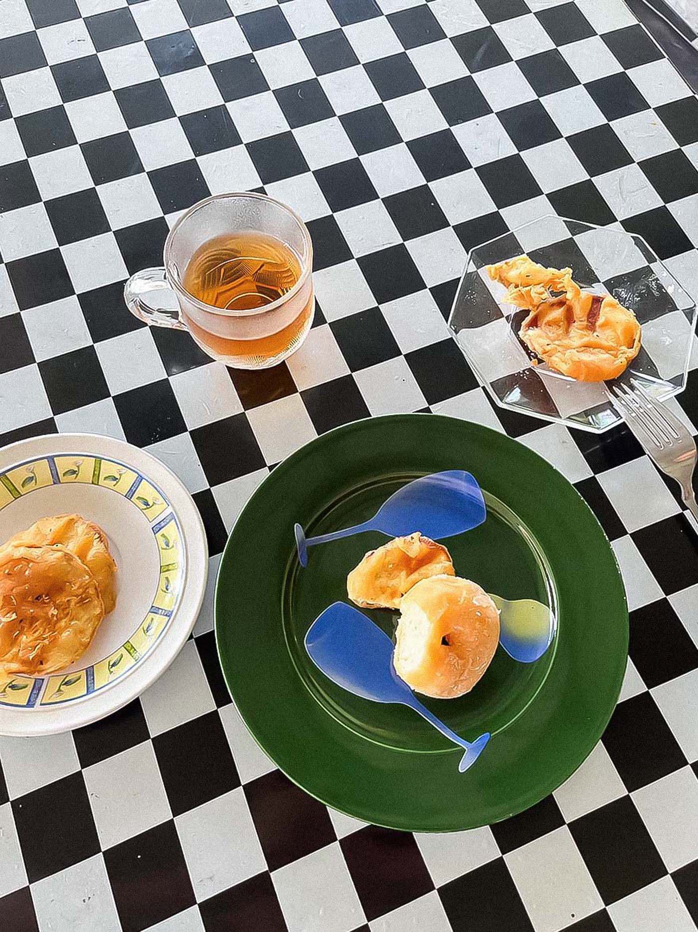 Elegant Patterned Ceramic Plate Set