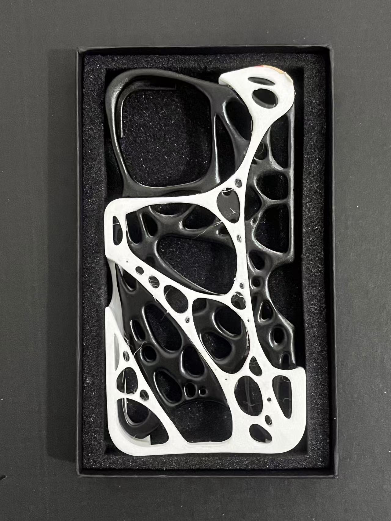Inspired by Arcane: Organic Mutation Phone Decorative Case（Obsidian Black）