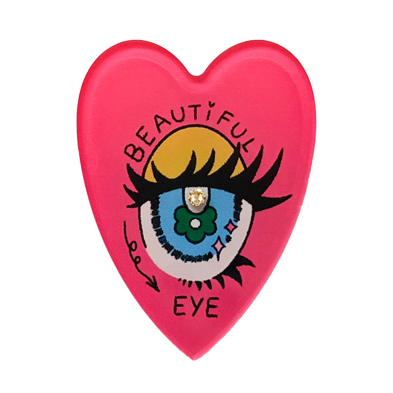 Heart Graffiti Hair Clip