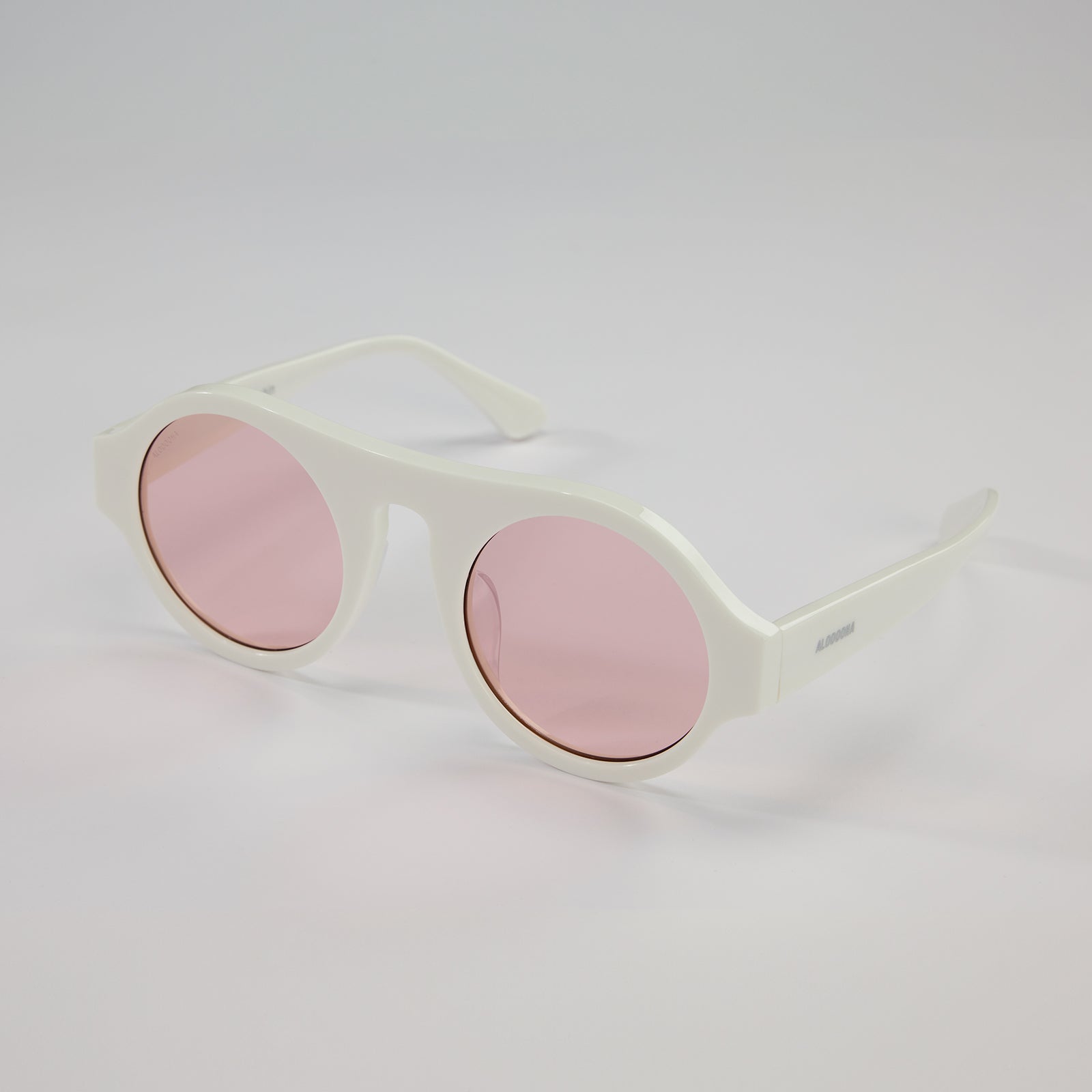 Dolphin Sunglasses - Solid White